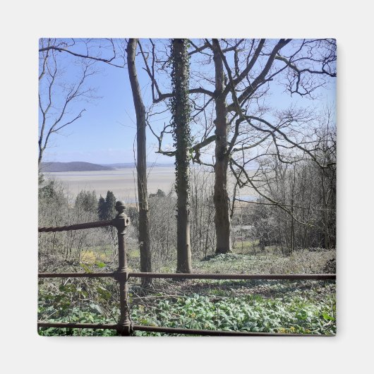 Morecambe Bay Uitzicht Magnet (Voorkant)