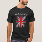 Morecambe  Retro British Flag Funny T-shirt (Voorkant)