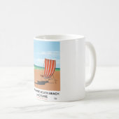 Morecambe South Beach Lancashire poster Koffiemok (Voorkant rechts)