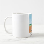 Morecambe South Beach Lancashire poster Koffiemok (Links)