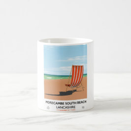 Morecambe South Beach Lancashire zeeposter Koffiemok