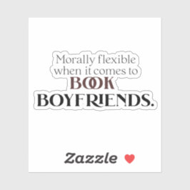 Moreel flexibel als het gaat om het boeken van vri sticker