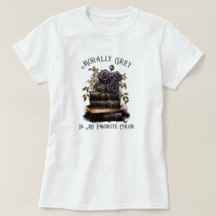 Moreel Grijs Is Mijn Favorietekleur, Boek Liefhebb T-shirt