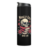 Moreel Grijs Merch Donkere Romantiek Romantasy Smu Thermosbeker (Geroteerd rechts)