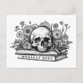 Moreel grijze romance boeken briefkaart