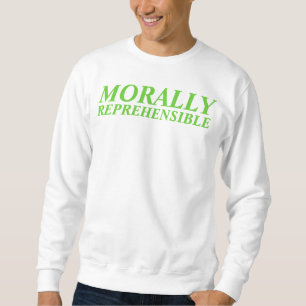 moreel verwerpelijk trui