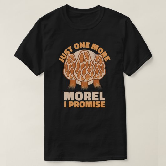 Morel fungi t-shirt (Design voorkant)