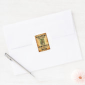 Morel - Gezocht Poster Ronde Sticker (Envelop)