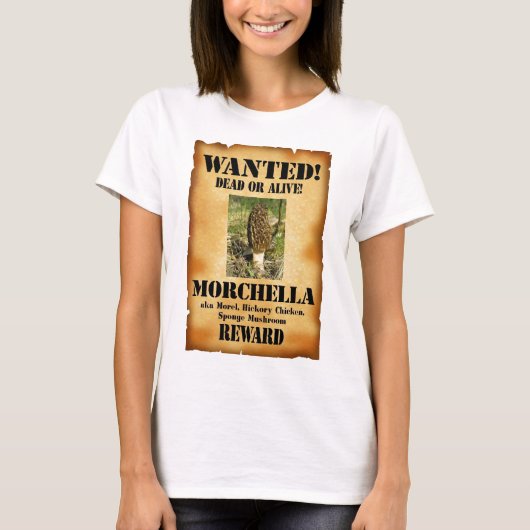 Morel - Gezocht Poster T-shirt (Voorkant)