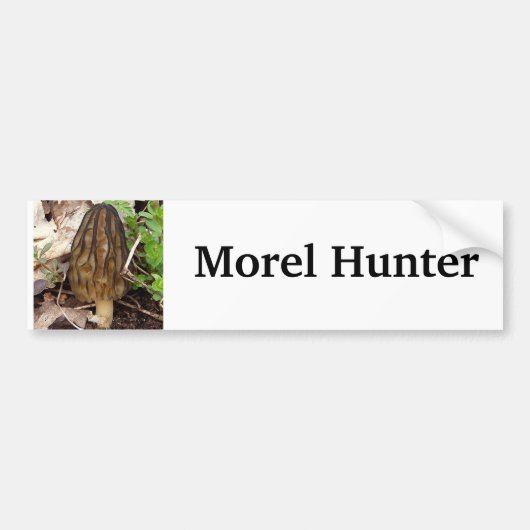 Morel Hunter Bumpersticker (Voorkant)