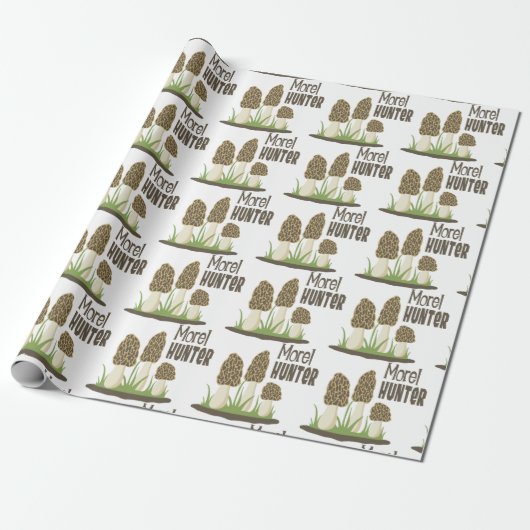 Morel Hunter Cadeaupapier (Uitgerold)