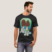 Morel Hunter  Fun Mushroom Hunting  1 T-shirt (Voorkant volledig)
