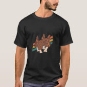 Morel Hunting Retro Stripe Mushroom Hunter 3 T-shirt (Voorkant)