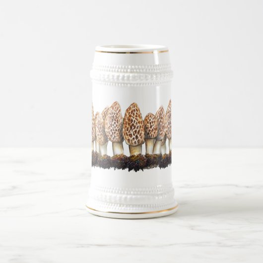 Morel Mushroom 22oz Beer Mok (Center)