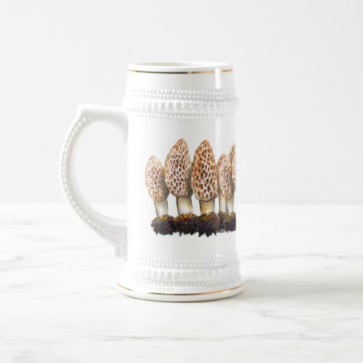 Morel Mushroom 22oz Beer Mok (Links)
