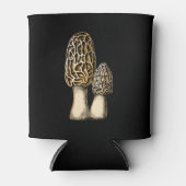 Morel Mushroom Botanische illustratie Blikjeskoeler (Voorkant)