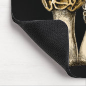 Morel Mushroom  Botanische illustratie Muismat (Hoek)