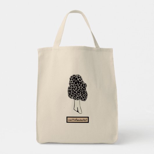 Morel Mushroom Canvas tas (Achterkant)