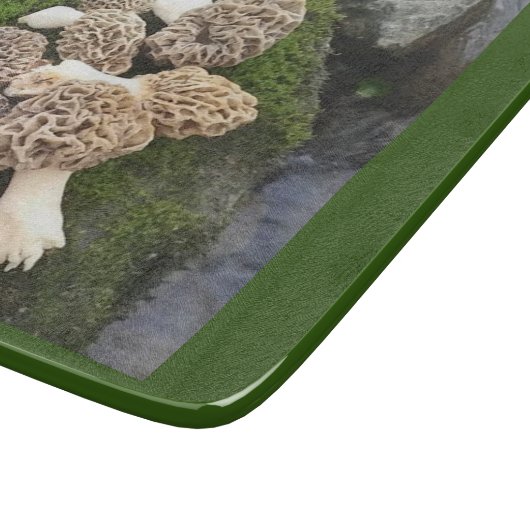 Morel Mushroom Cutting Board Snijplank (Hoek)