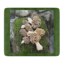 Morel Mushroom Cutting Board