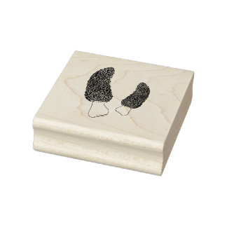 Morel Mushroom Drawing Rubberstempel