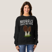 Morel Mushroom For Men Women Mushroom Hunters Trui (Voorkant volledig)