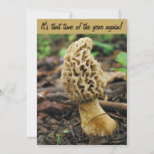 Morel Mushroom Hunting Invitation Kaart (Voorkant)