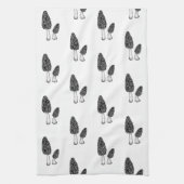 Morel Mushroom Kitchen Towel Theedoek (Verticaal)