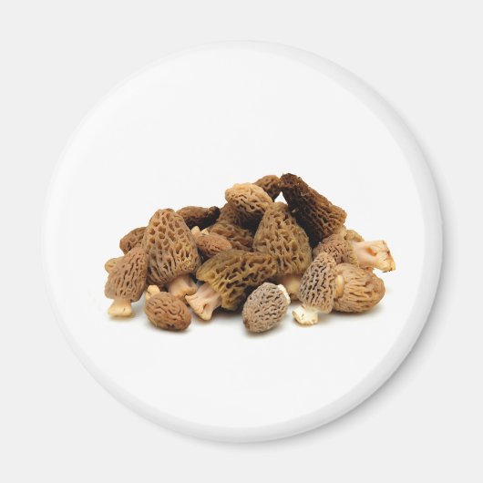 Morel Mushroom Magneet (Voorkant)