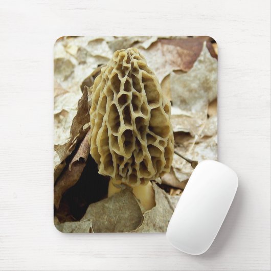Morel Mushroom Muismat (Met muis)