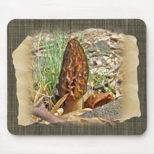 Morel Mushroom Muismat (Voorkant)