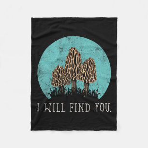 Morel Mushroom Mushroom Collector Mushroo Fleece Deken