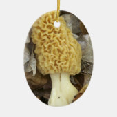 Morel Mushroom Ornament (Voorkant)