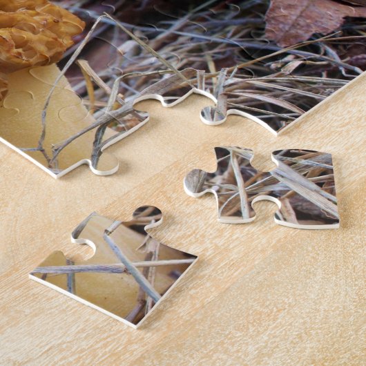 MOREL MUSHROOM Puzzle Legpuzzel (Zijkant)