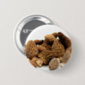 Morel Mushroom Ronde Button 5,7 Cm (Voorkant /achterkant)