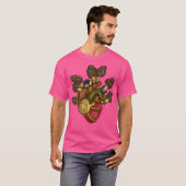 Morel Mushroom Shirt Mannen Morel Steampunk padden (Voorkant volledig)