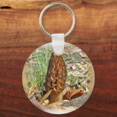 Morel Mushroom Sleutelhanger (Voorkant)