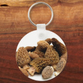 Morel Mushroom Sleutelhanger (Voorkant)