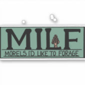 Morel Mushroom Sticker (Voorkant)