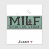 Morel Mushroom Sticker (Vel)