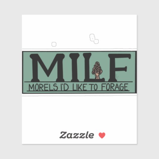 Morel Mushroom Sticker (Vel)
