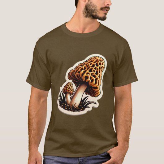MOREL MUSHROOM T-SHIRT (Voorkant)