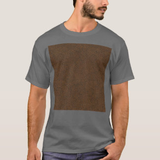Morel Mushroom Texture Brown T-shirt