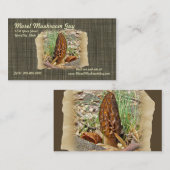 Morel Mushroom Visitekaartje (Voorkant / Achterkant)