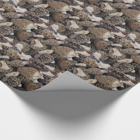 Morel Mushrooms Cadeaupapier (Hoek)
