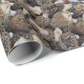Morel Mushrooms Cadeaupapier (Rol Hoek)
