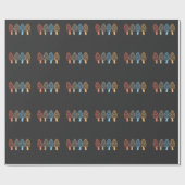 Morel Mushrooms  Retro Hunters Mycology Cadeaupapier (Vlak)