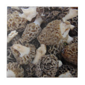 Morel Mushrooms Tegeltje (Voorkant)