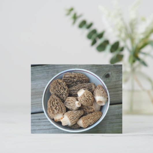 Morel Mushrooms Verjaardag Briefkaart (Staand voorkant)