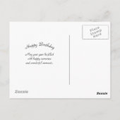 Morel Mushrooms Verjaardag Briefkaart (Achterkant)